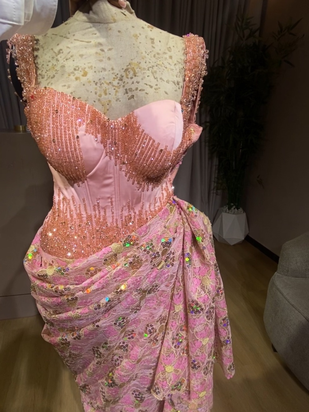 Pink Corset Dress